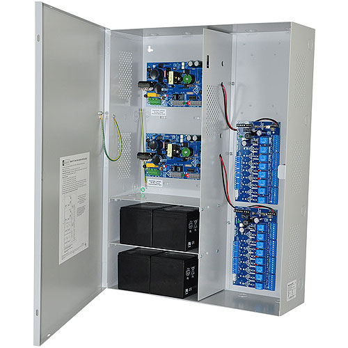 Altronix Maximal77FD Access Power Controller w/ Power Supply/Chargers, 16 PTC Class 2 Relay Outputs, Dual 24VDC P/S @ 9.7A each, FAI, LinQ2 Ready, 115VAC, BC800 Enclosure