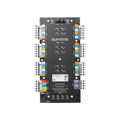 OM-120 is a multiple output extension module which controls up to 12 output relays