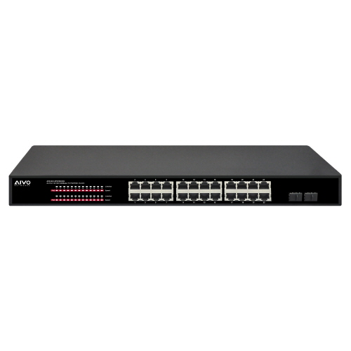 24 Port Ntwrk Unmanaged Swtch W/24 Poe/Poe+ Gigabt