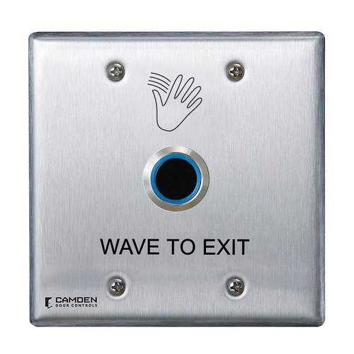 Touchless Switch, Double Gang, 'wave To Exit'