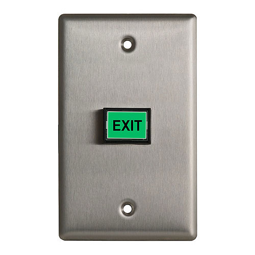 Illuminated Exit Switch Green