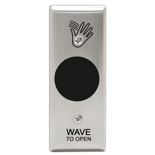 Touchless Switch Hand Icon & 'wave To Open'