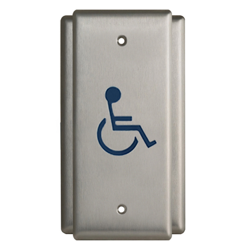 Norrow Push Plate Handicp Logo