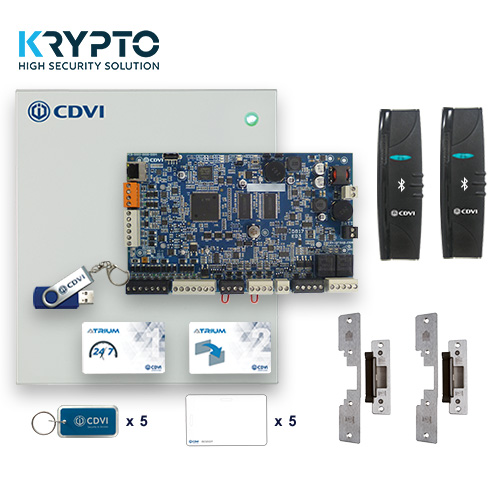 CDVI A22K1BTDS Mobile Credentials Krypto Mobile-Pass Strike Kit