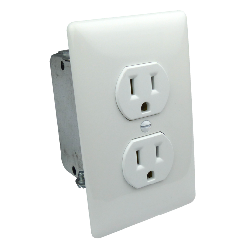 Electrical Install Kit W/ Gang Box, Outlet Cover