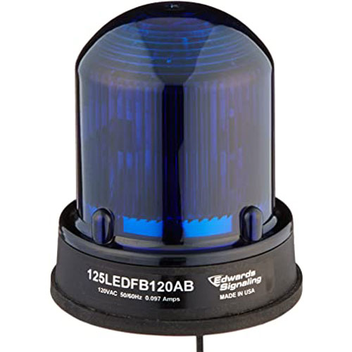 125  LED  Flash Blue  120vac