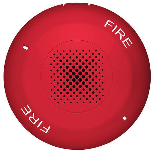 Kidde EGCSRF-CVR Cover, Ceiling Speaker, Genesis, Red, FIRE Marking