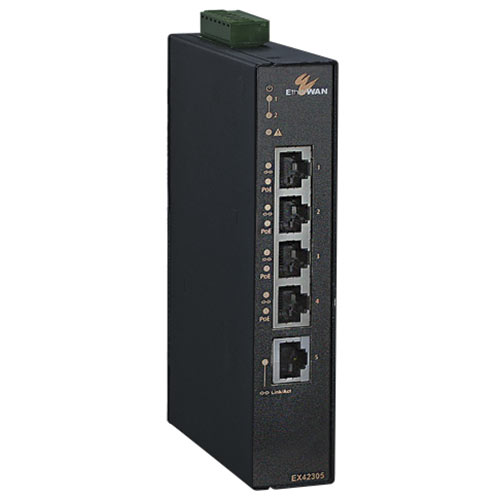 Hardened Poe+ Ethernet Switch 4 10/100 Base Tx Poe