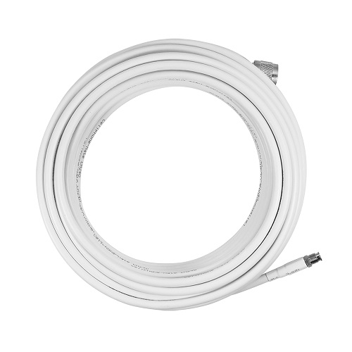 40' Sc-240 Cable, Fme-Female/N-Male Conns, Wht