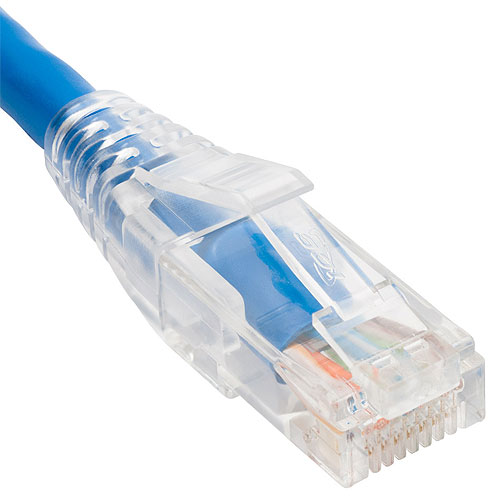 ICC ICPCST10BL CAT6 Clear Boot Patch Cord