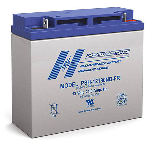 Power Sonic PSH-12180NB-FR PSH - High Rate VRLA AGM Battery