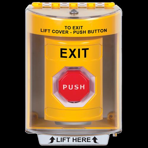 Safety Technology Illuminated Pneumatic Ss W/Shield Exit-English