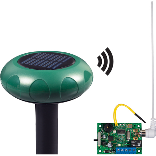 Safety Technology Solar Powered Driveway Monitor W/Single Channel Sl