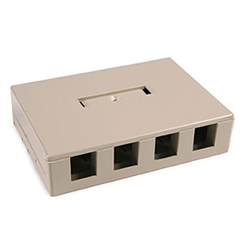 Surface Mnt Box 4-Port Ivy