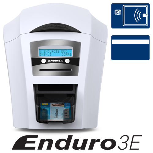 Magicard Enduro3E Double Sided Dye Sublimation/Thermal Transfer Printer - Color - Desktop - Card Print