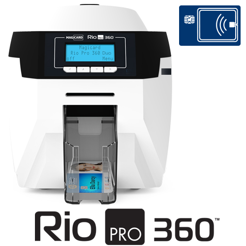 Magicard Rio Pro 360 Double Sided Dye Sublimation/Thermal Transfer Printer - Color - Desktop - Card Print