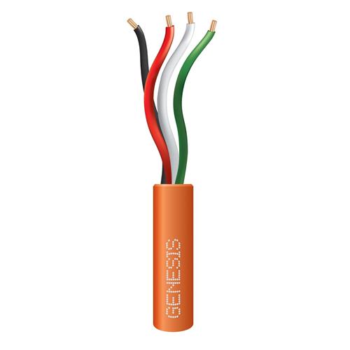 Genesis 21041103  22 AWG 4C Str Riser, Orange, 1000 ft. Pull Box