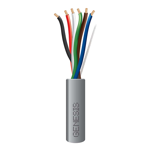 Genesis 21065509  22 AWG 6C Str Riser, Gray, 500 ft. Pull Box