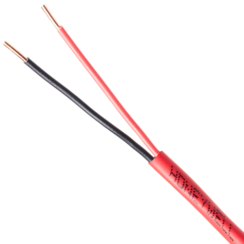 Genesis 45062104  18 AWG 2C Sol Plenum, Red, 1000 ft. Reel-in-Box