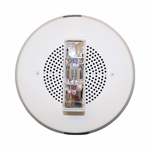 Eaton Wheelock ET90-24MCC-ALW ET90 Speaker Strobe, Xenon, Ceiling, 24VDC,15/30/75/95CD, ALERT, White