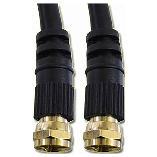 Cable F F Rg6 100ft Blk