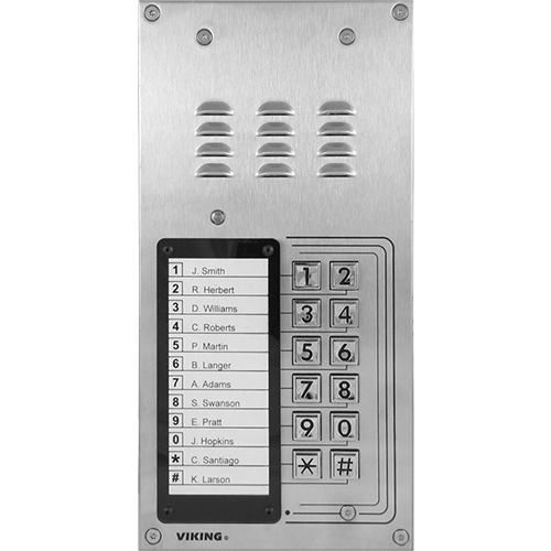 Voip Entry Phone W/Keypad 12#dialer