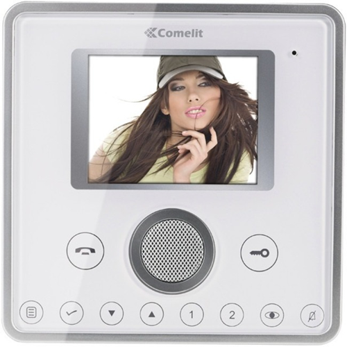 Comelit VIP System Planux Series Hands-Free color Monitor - White