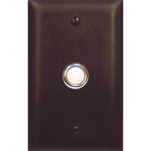 Viking DB40BN Door Bell Button Panel, Brown