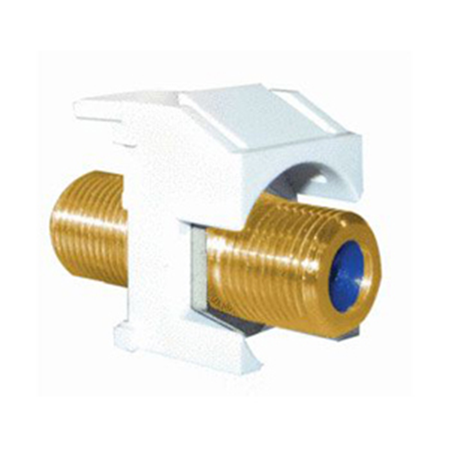 Legrand-On-Q Recessed Self-Terminating F-Connector, Brown (M20)