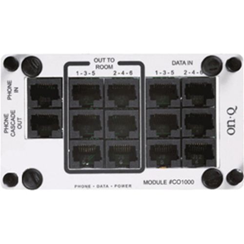 Legrand-On-Q Phone/Data 6-port Module