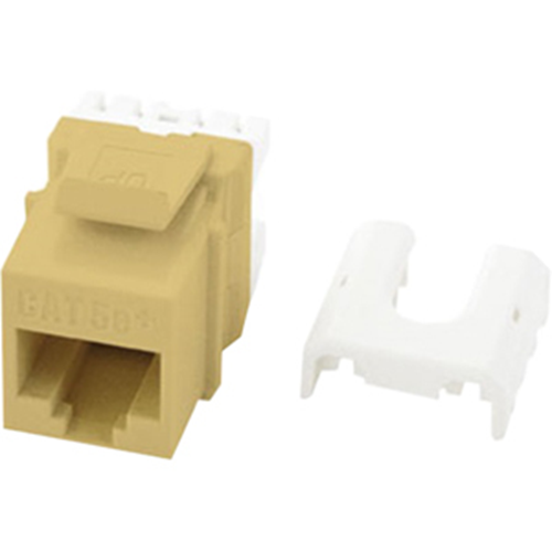 Legrand-On-Q Quick Connect Cat 5e RJ45 Keystone Insert, Ivory (M10)