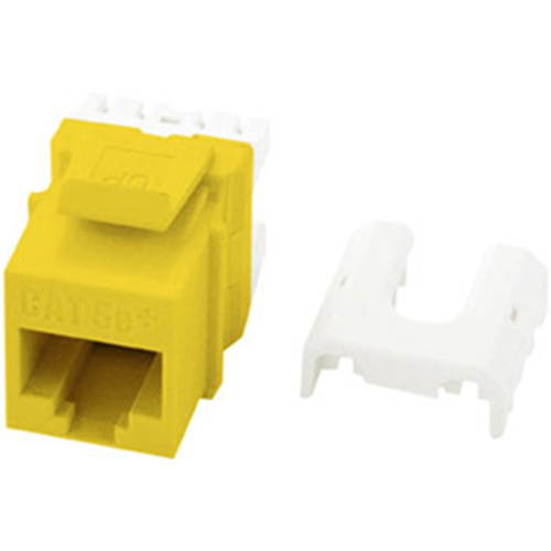 Legrand-On-Q Cat 5e Quick Connect RJ45 Keystone Insert, Yellow