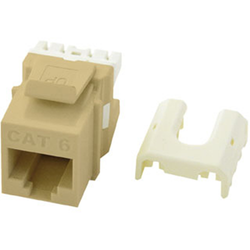 Legrand-On-Q Cat 6 Quick Connect RJ45 Keystone Insert, Ivory