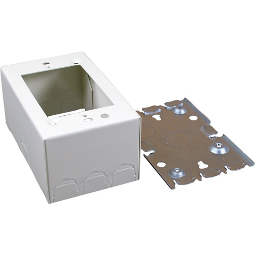 Wiremold 500/700 Single-Gang Shallow Switch and Receptacle Box Fitting