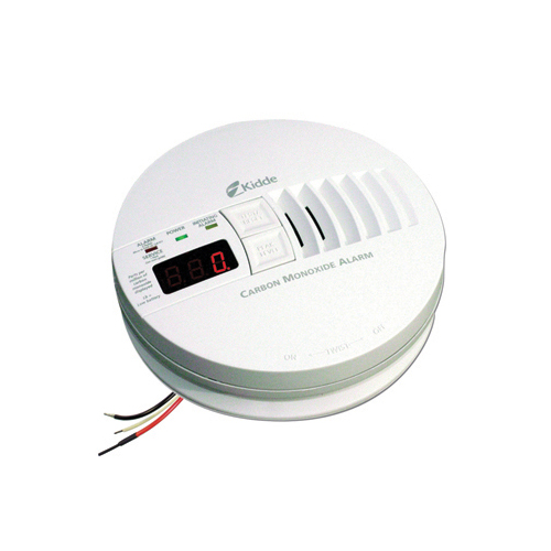 Kidde Carbon Monoxide Alarm 120 Volt Wire In W/Battery Backup