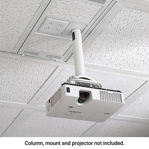 Chief CMS491C Ceiling Mount for Projector, A/V Equipment - White