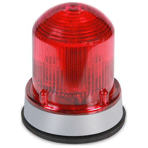 Edwards Signaling 125 Class XBR LED Beacon - Steady-On/65 fpm Flashing - Gray Base