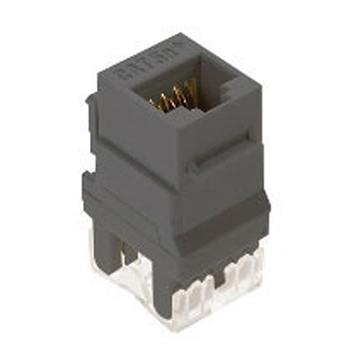 Legrand-On-Q RJ45 Cat 5e Keystone Connector, Gray (M20)