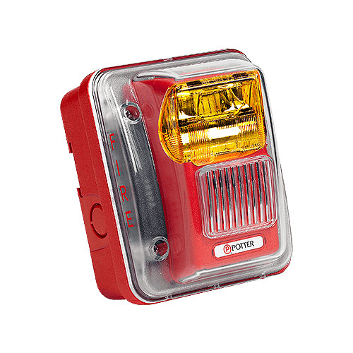 Wall Mount Red Strobe Red Body Weather Proof