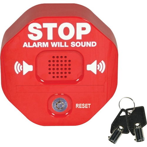 Safety Technology Exit Stop Multi Function Door Alarm W/Momentary Rs