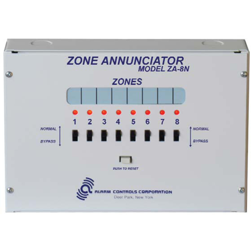 Alarm Controls ZA-8N Eight Zone Annunciator Panel