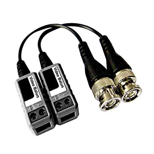 W Box Pair Miniature Pigtail MP Video Balun (Screw Terminal to Pigtail BNC)