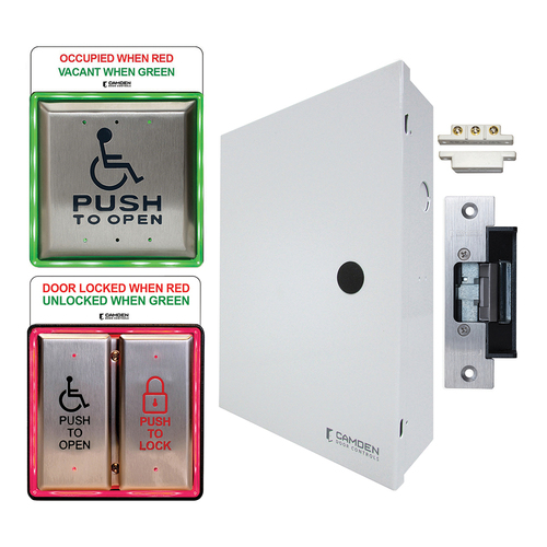 Illuminated Restroom Kit, Surface, Power Supply Ca