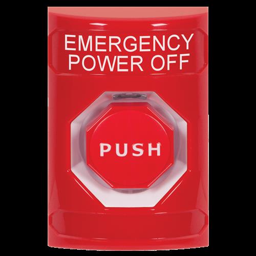 Safety Technology Red Key To Reset Stopper Station NO Cover Emergenc