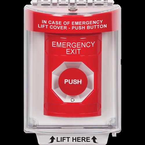 Safety Technology Red Turn To Reset Stopper Station With Flush Mount