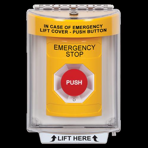 Safety Technology Ss-Ylw,W/Flush Mount Cover Turn To Reset Button