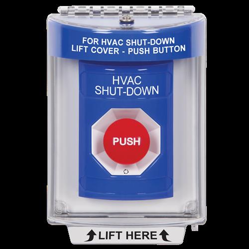 Safety Technology Blue Ss, Sti-13010 Cvr, Turn/Reset, HVAC Shut-Down