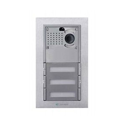 Comelit IMV3S-IP 3 Button EZ-Pack Video Entry Panel Kit (Surface)