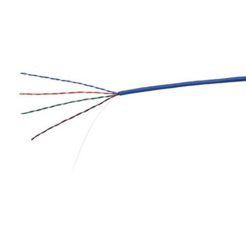 A Wire 1000ft.  CAT 5 24/4 Riser Rated Cable - Blue