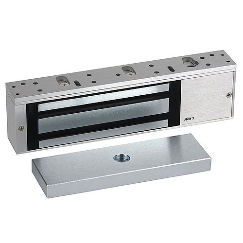 RCI R8310SD8 Single Mag DSS/SCS, 12/24 VDC, Brushed Anodized Aluminum